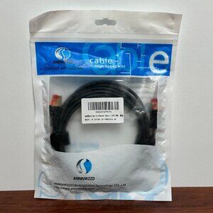 Annnwzzd CAT 8 Ethernet Cable, Internet Network Cord, High Speed SSTP 10‎ ft LAN